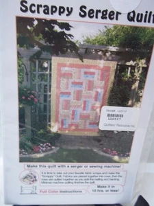 Scrappy Serger Quilt Pattern Linda Lee Originals - Picture 1 of 2