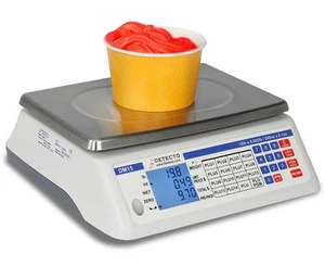 Detecto, DM15, escala electrónica de cálculo de precios, 240 oz x 0,1 oz, NTEP - Imagen 1 de 4