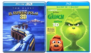 DR SEUSS THE GRINCH + THE POLAR EXPRESS (3D BLU-RAY) BRAND NEW!!! REGION 1 - Bild 1 von 1
