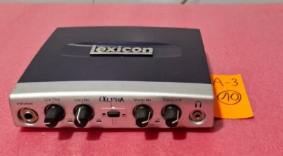 Lexicon Alpha (LEXALPHAV) 2x2x2 Desktop Recording Studio. - Image 1 of 4