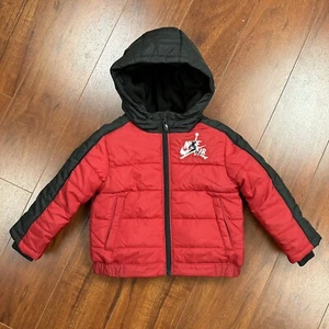 Chaqueta tampón roja Nike Air Jordan para niños pequeños talla 2T - Imagen 1 de 12