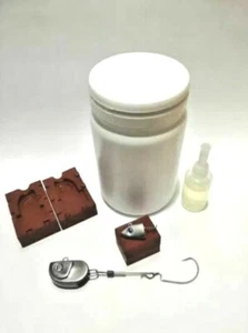 2,2 lb / 1 kg Silicona Roja de Alta Calidad + Endurecedor para Verter Plomo, Fabricación de Moldes - Imagen 1 de 4