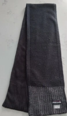 Bufanda Pierre Cardin negra gris para hombre Foto 1 de 4