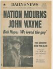 John Wayne juin 1979 The Legend and the Man-Part 1 NY Daily News Nation Mourns 