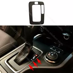 Carbon fiber color Inner Gear Shift Panel Cover fit for Ford Ranger Everest RHD - Picture 1 of 12