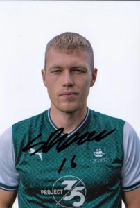 Autógrafo de fútbol americano Sam Cosgrove firmado a mano por Plymouth Argyle 6x4 - Imagen 1 de 1