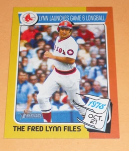 2024 Heritage High Number The Fred Lynn Files #FLF-8 Boston Red Sox - Bild 1 von 2