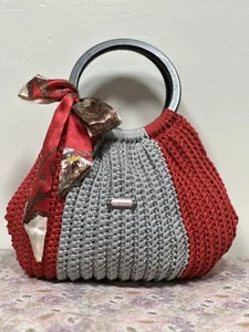 New Fashion Retro Handmade Woven Bag woman crochet hand bag / beg kait handmade - Picture 1 of 6