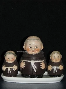 +*A014306_16 Goebel  Archivmuster, Friar Tuck Menage, Mönch Streuer u. Tablett - Picture 1 of 1