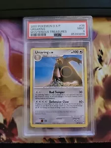 PSA 9 Mint Ursaring 38 Rare D&P Mysterious Treasures - Picture 1 of 2