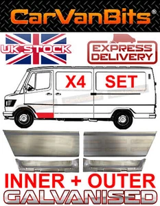 FOR MERCEDES T1 207-410 77-96 FRONT DOOR INNER +OUTER BODY SILL REPAIR PANEL SET - Picture 1 of 21