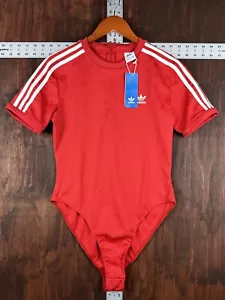 Adidas Originales 3 Rayas Escarlata Moda Body Deportes ED7506 Mujer Mediano - Imagen 1 de 7