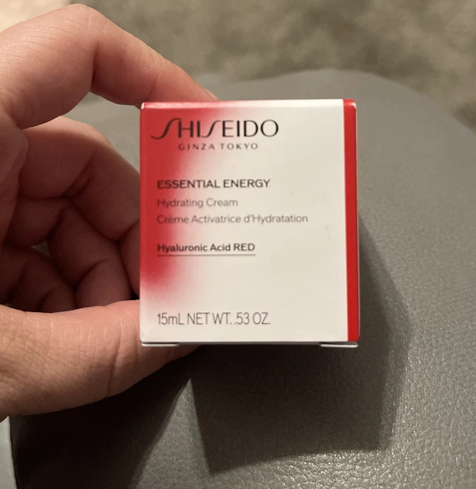 NEW NIB SHISEIDO Essential Energy Hydrating Cream Travel mini 15ml/0.53oz AUTHNT - Image 1 of 1