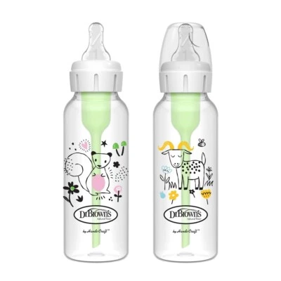 Узкая детская бутылочка Dr. Brown's Anti-Colic Options упаковка 2 шт. 8 унций - Изображение 1 из 2