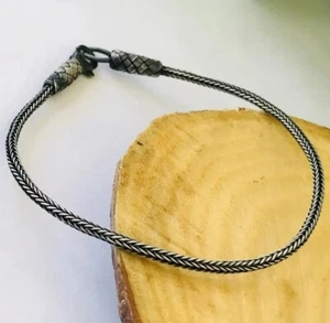 1000 Karat Silber Armband, Strickmodell Silberarmband - Bild 1 von 4