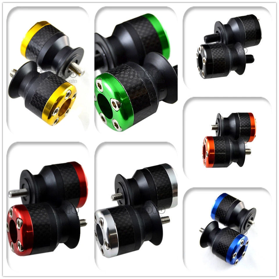 6mm Swingarm Spools Sliders For APRILIA RSV MILLE RSV4 R Yamaha MT01 MT03 YZF - Imagem 1 de 1