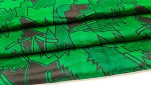 Pure Silk Fabric By The Yard Dress Making Cloth Collage Vintage Material PSF1544 - Picture 1 of 7