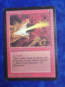MTG Magic the Gathering Alpha Edition Card FIREBREATHING - Picture 1 of 2