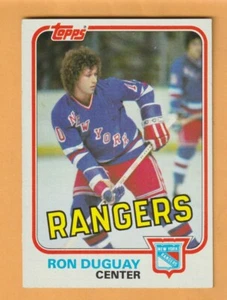 Ron Duguay New York Rangers 1981-82 Topps #E92 - Imagen 1 de 2