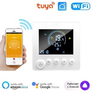 Smart Tuya WiFi Thermostat Temperature Water Electric Floor Heating Controller - Picture 1 of 20