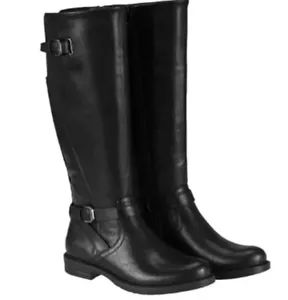 Baretraps Damen Cassidy Kunstleder Reitstiefel schwarz Größe 9 NEU IM KARTON - Bild 1 von 6