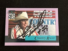 DICK TRICKLE 1992 TRAKS COUNTRY STAR RACING SIGNED AUTOGRAPH CARD JSA CERTIFIED