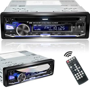 Car Radio CD DVD Bluetooth Headunit Stereo 1 Din 12v MP3 USB SD AUX FM - Picture 1 of 8