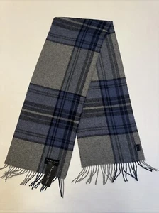 Lammwolle karierter Schal Made in Italy - Bild 1 von 2