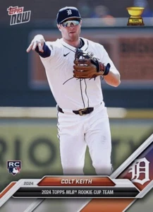 2024 Topps NOW RC 2024 Topps MLB Rookie Cup Team COLT KEITH Digital - Picture 1 of 1