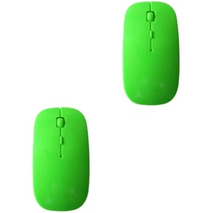 2pcs Ultra Thin Slim Mini 2.4GHz 1200 DPI USB Wireless Optical Mouse Mice - Picture 1 of 12