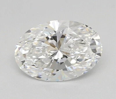 1.40 Carat D Color VS2 Clarity Oval Cut Lab Grown IGI Certified CVD Diamond - Image 1 of 4