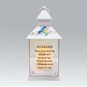 David Fischhoff Battery Operated Lantern With Birds - Husband 25cm DF19357-G - Picture 1 of 1