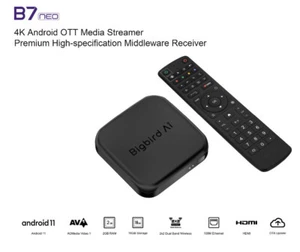 BigbirdAI B7NEO 4K Android OTT Media Streamer IP TV 4k middleware receiver - Picture 1 of 10