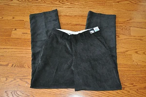 NWT~ Youth/Boys~NAUTICA~Corduroy Black Pants Size 20 REGULAR ~NICE~ - Imagen 1 de 3