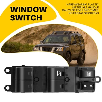 Botón de control del interruptor de ventana eléctrica para Nissan Frontier PRO-4X DWS371 2009-2019 Foto 1 de 4