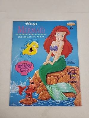 Álbum de pegatinas de La Sirenita de Disney coleccionable de diamantes 1993 de colección ¡NUEVO EN STOCK! Foto 1 de 4
