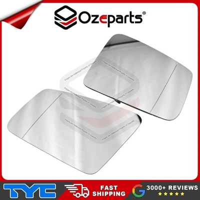 Pair LH+RH Door Mirror Glass Lens (Heat) For Mercedes Benz E Class 2009~2016 - image 1 of 4