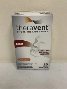 Tiras MAX Theravent Snore Therapy - 20 unidades nuevas con caja - Imagen 1 de 4