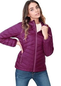 CAMEL CROWN Women's Lightweight Hooded Down Jacket Insulated Coat Size Small - Picture 1 of 4
