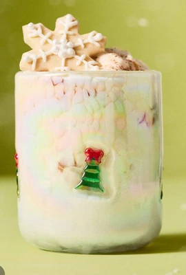 Árbol de vidrio de jugo Anthropologie festivo icono nuevo en caja 🎀🎄 Foto 1 de 3