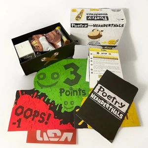 Poetry for Neanderthals Board Card Party Game By Exploding Kittens Complete VGC - Picture 1 of 7