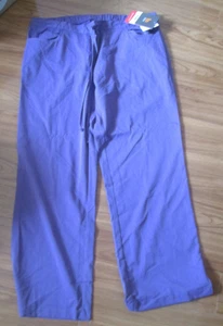 Women's Grey’s Anatomy By Barco XL XTRA Large Signature Purple Scrub Pants  NWT - Picture 1 of 5