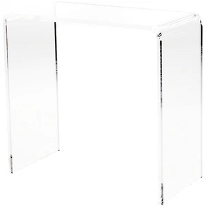 Plymor Clear Acrylic Vertical Rectangle Riser, 12" H x 12" W x 6" D (3/8" thick) - Picture 1 of 1
