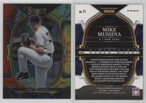 2023 Panini Select Concourse Tie-Dye Prizm /25 Mike Mussina #71 HOF