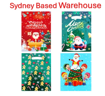 Loot bag Lollies bags for party treats bag Santa bags Christmas candy Bags 10PCs - image 1 of 4