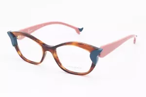 NEW FACE A FACE BOCCA DALI 1 COL 167 BROWN TORT PINK AUTHENTIC EYEGLASSES 52-18 - Picture 1 of 4