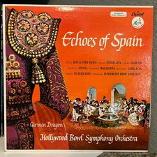 ECHOES OF SPAIN - Carmen Dragon (1955) - 12" Vinyl Record LP - VG+