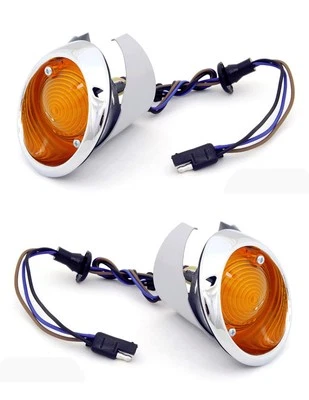 ¡Nuevo! Luces de luz de estacionamiento Mustang 1965-1966 lentes y juntas retenedores Foto 1 de 4