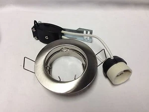 Runde Einbauleuchte Weiß Chrom Satiniert MR16 GU10 Qualität - Bild 1 von 4