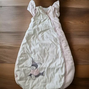 Süßer warmer Sterntaler Kinder Schlafsack 110 cm mit Ärmeln abnehmbar Esel - Bild 1 von 7